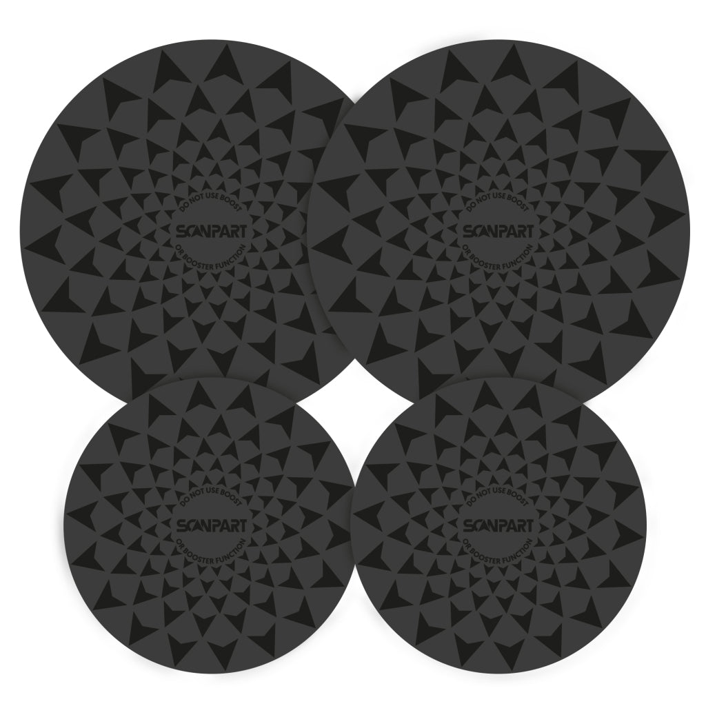 Scanpart speed induction mat set 2x20 2x26 cm black