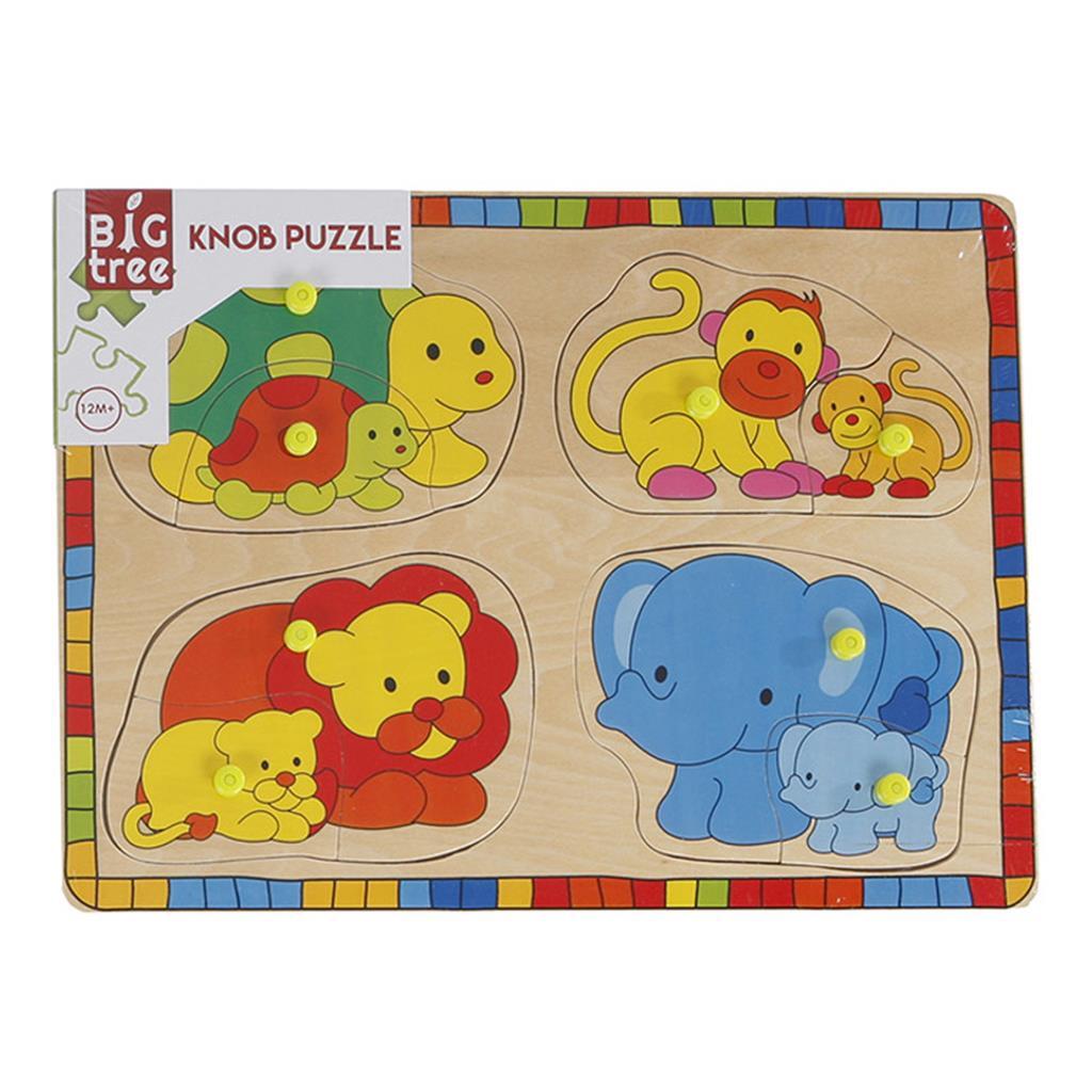 Big Bam Holz Innzen Puzzle Déieren
