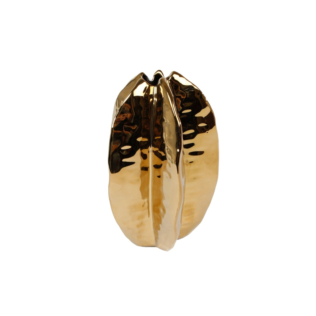 Różne wazon złoty carambola grzyzny 12,5x12.5x18,5 cm
