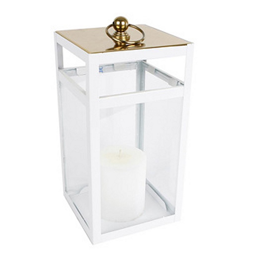 Druge blagovne znamke Lantern Rosa Gold Wit metal 15,5x15,5x32,5 cm