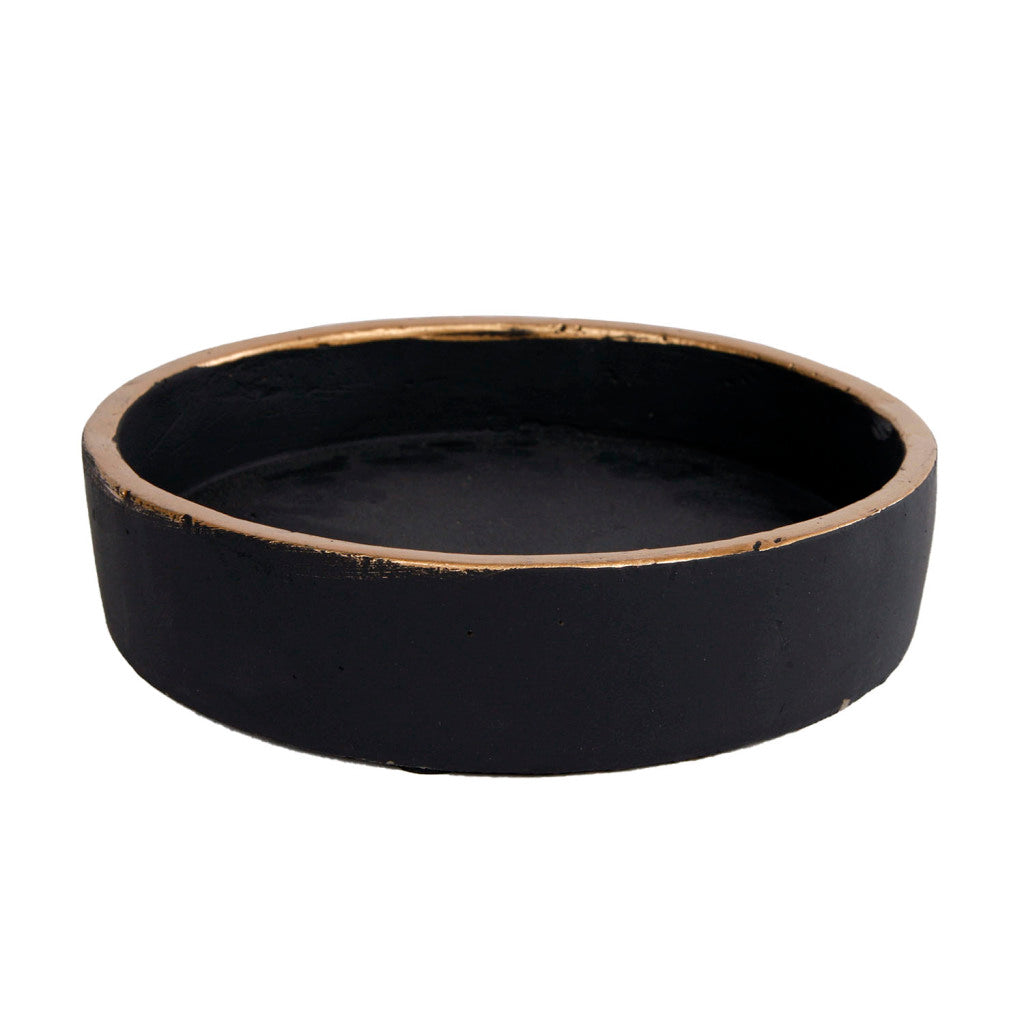 Verschidde Snack Max s Black Gold Pothery 16x16x3.6 cm