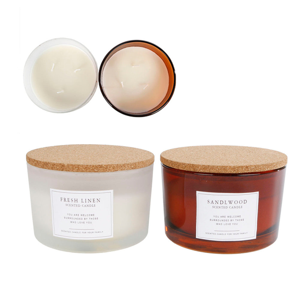 Miscellaneous Candle Scent L With 3 Lonten 13x13x8cm