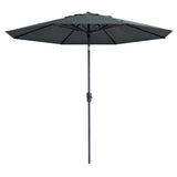 Madison Parasol Paros II Luxus 300 cm Grau