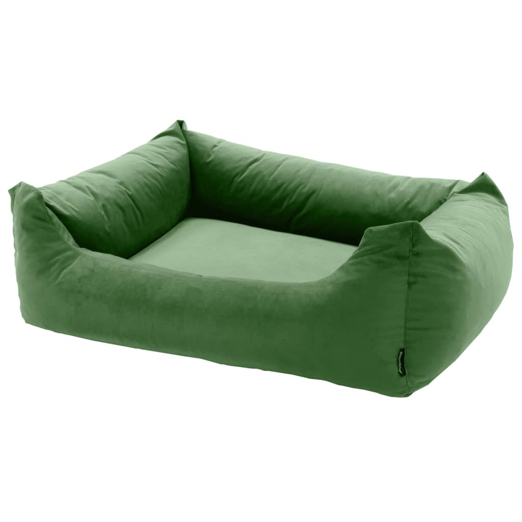 Madison Hond Bett Velvet 100x80x25 cm gréng