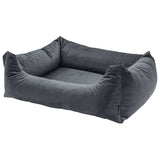 Madison Madison Hundebett Samt 120x95x28 cm Grau