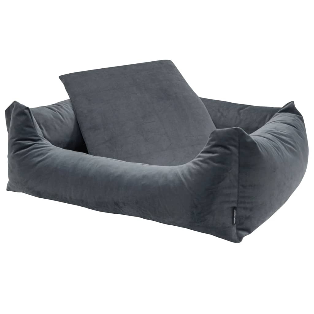 Madison Madison Hundebett Samt 120x95x28 cm Grau