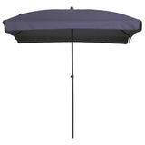 Madison Parasol Patmos luksuriøs rektangulær 210x140 cm safirblå