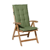 Cuscino della sedia Madison con verde di base 123x50 cm di base.