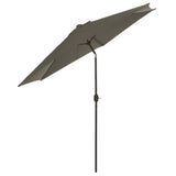 Madison Parasol Tenerife runde 300 cm grå