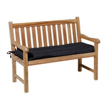 Madison Bank Pushion Basic 150x48 cm sort