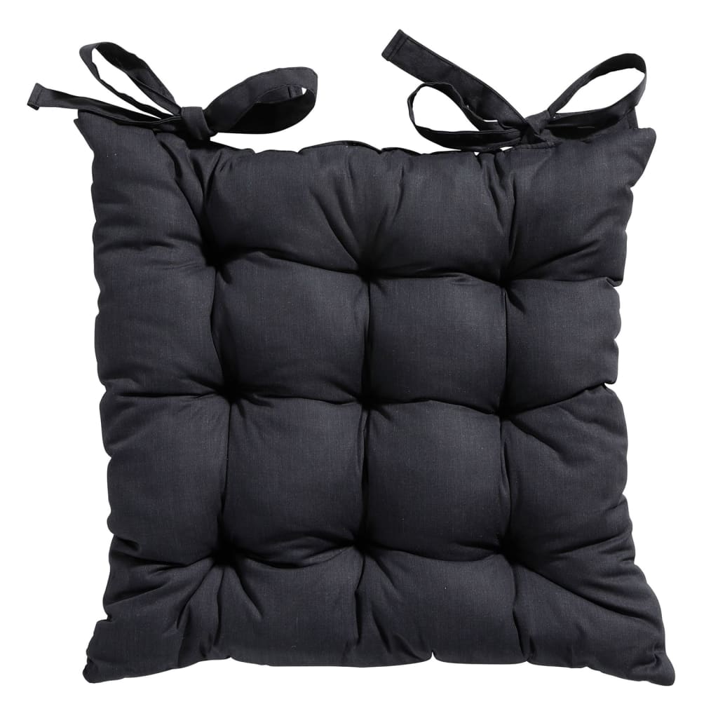 Madison Seat Pushion Basic Toscana 46x46 cm sort