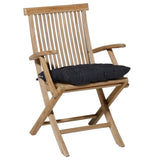 Madison Seat Pushion Basic Toscana 46x46 cm sort