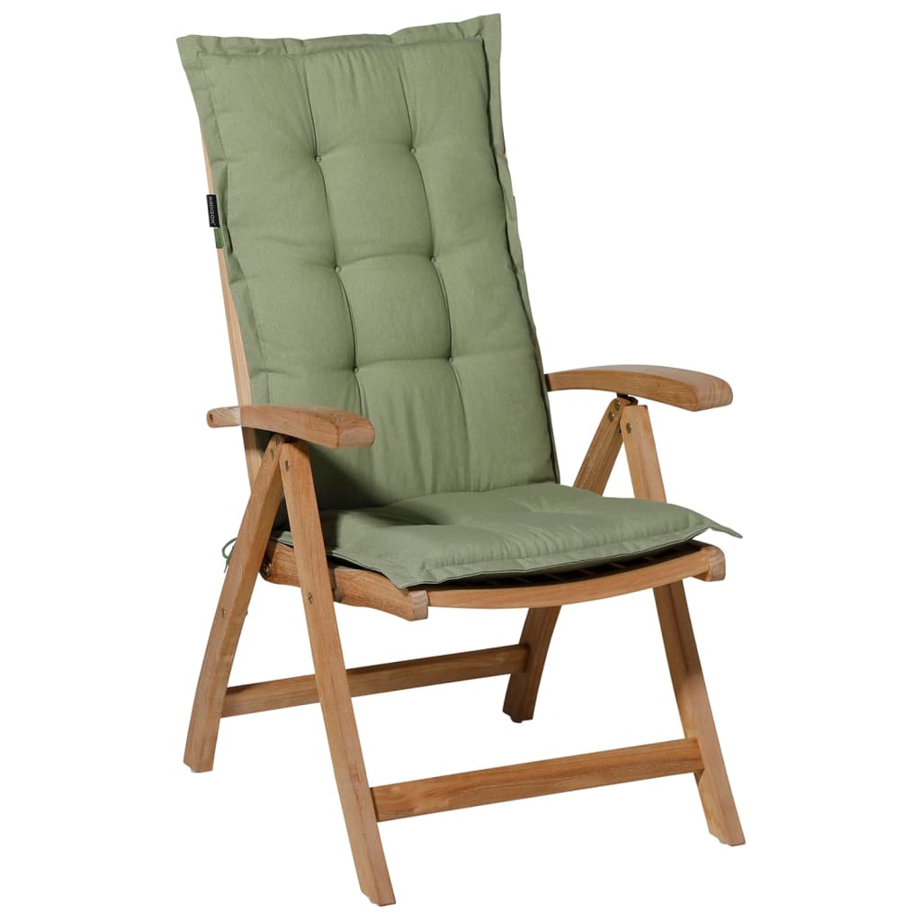Madison chair cushion with high back Panama 123x50 cm Saliegroen