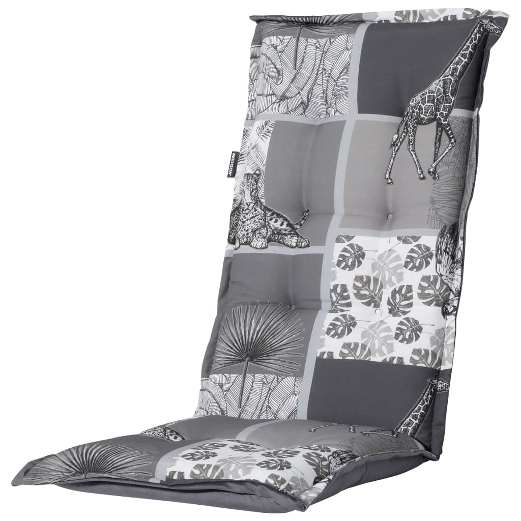 Coussin de chaise Madison avec un dos haut Sifra 123x50 cm Gray