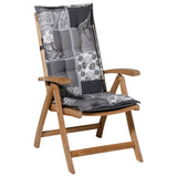 Coussin de chaise Madison avec un dos haut Sifra 123x50 cm Gray