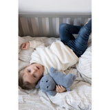 Nijntje fluffy snuffie knuffel 25 cm blauw