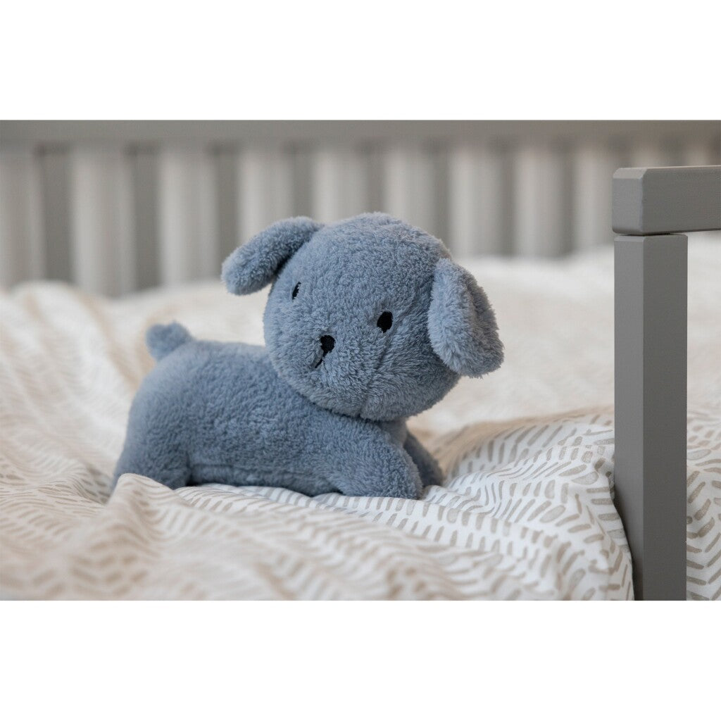 Nijntje fluffy snuffie knuffel 25 cm blauw