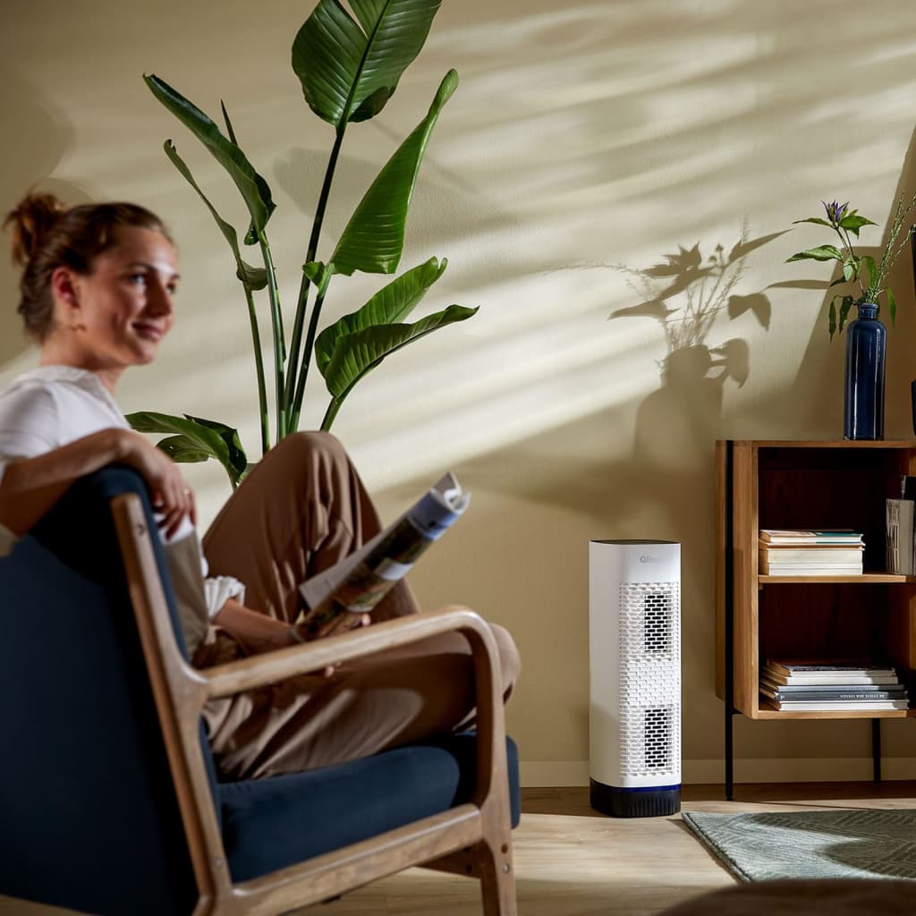Qlima qlima luftreiniger mit hepa filter a68 50 W weiß