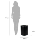 V-Part Trash Self-descending 80 L Black