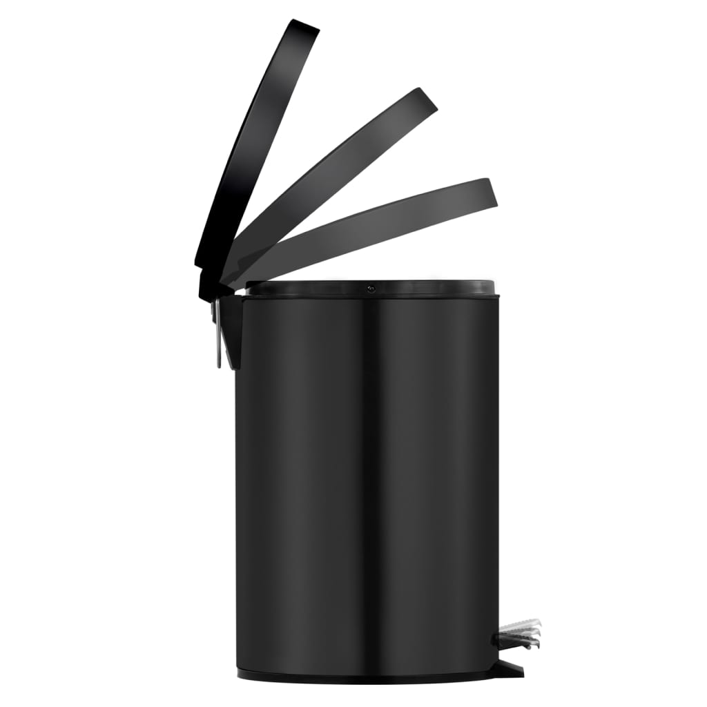 Eko eko pedal bin 3 l črna