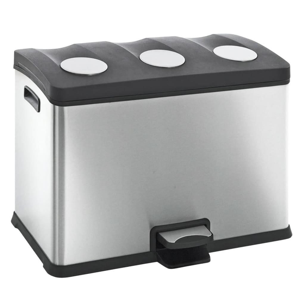 Eko Pedal bin regozije -se 3x12 l matzilverklegente