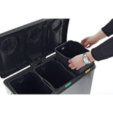 Eko Pedal bin regozije -se 3x12 l matzilverklegente