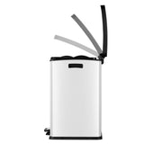 Eko rejoice pedal bin 30l white