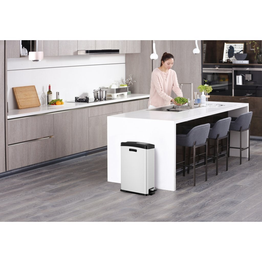 Eko rejoice pedal bin 30l white