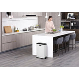 Eko rejoice pedal bin 30l white