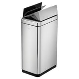 Eko deluxe phantom sensor waste bin 30l matt stainless steel