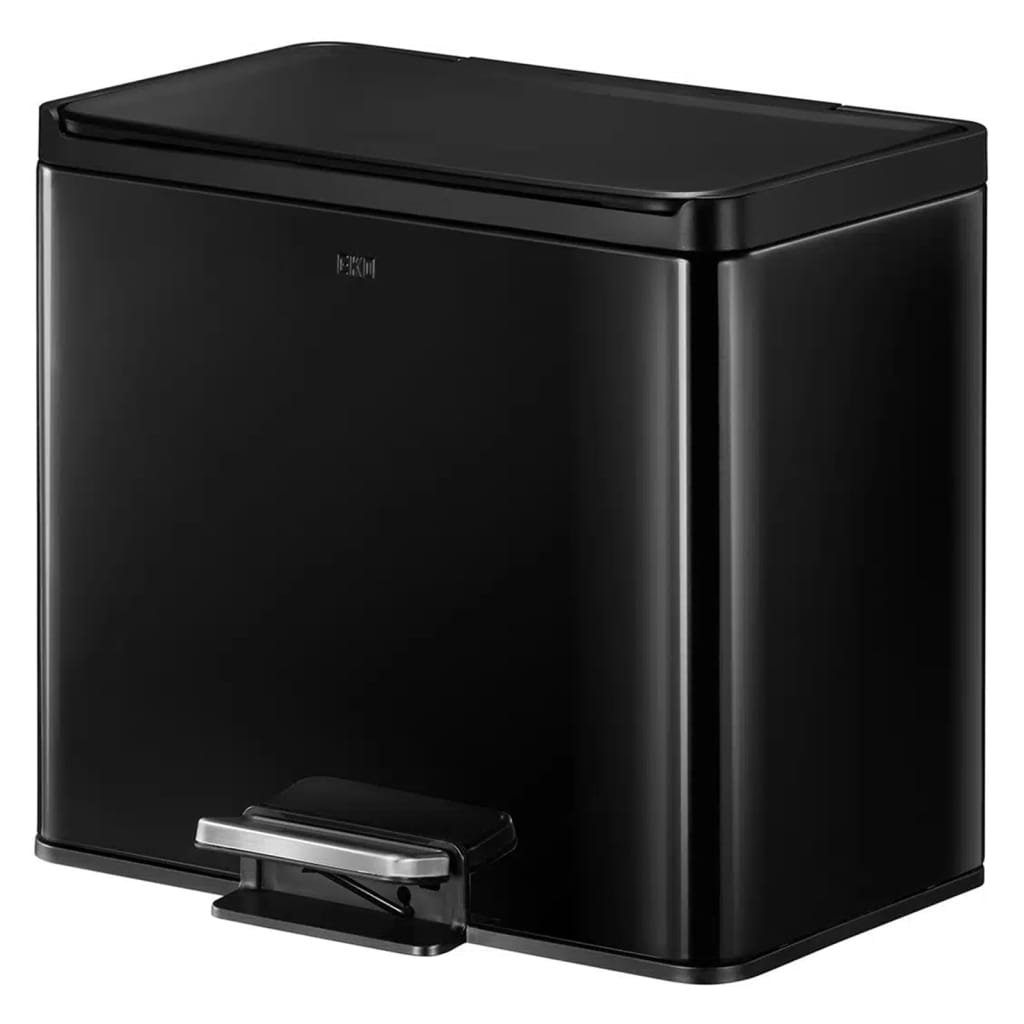EKO pedál koše Essential 20+9 l černá