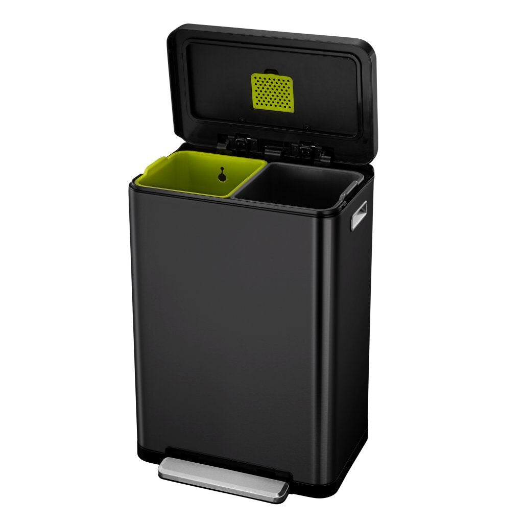 Eko X-Cube Pedal bin 2x20l Black