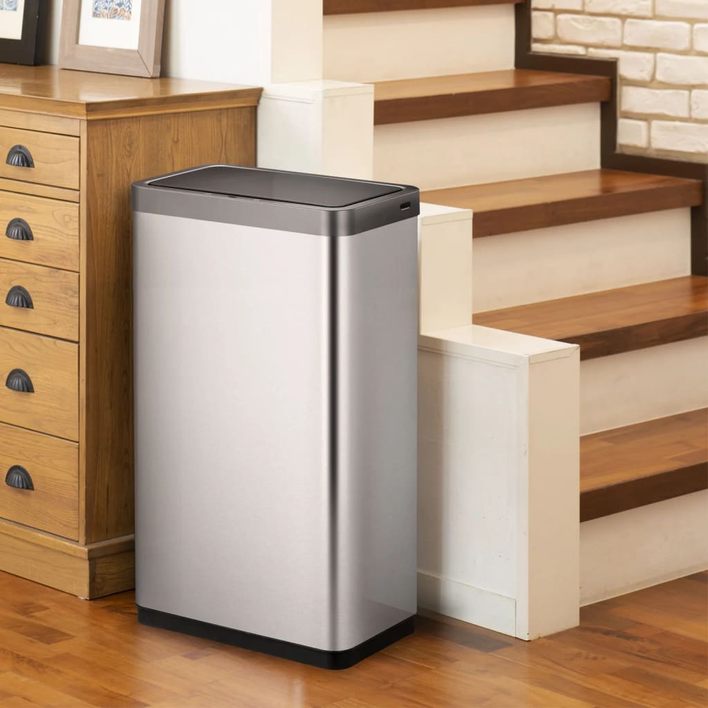 Eko vuilnisbak met sensor mirage x 80 l matzilverkleurig