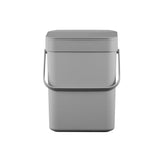 Eko Puro II II Food Swaste Caddy odpadki 5l sivi