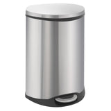 EKO Pedal Bin Shell 2x22 L rohož stříbrná barva