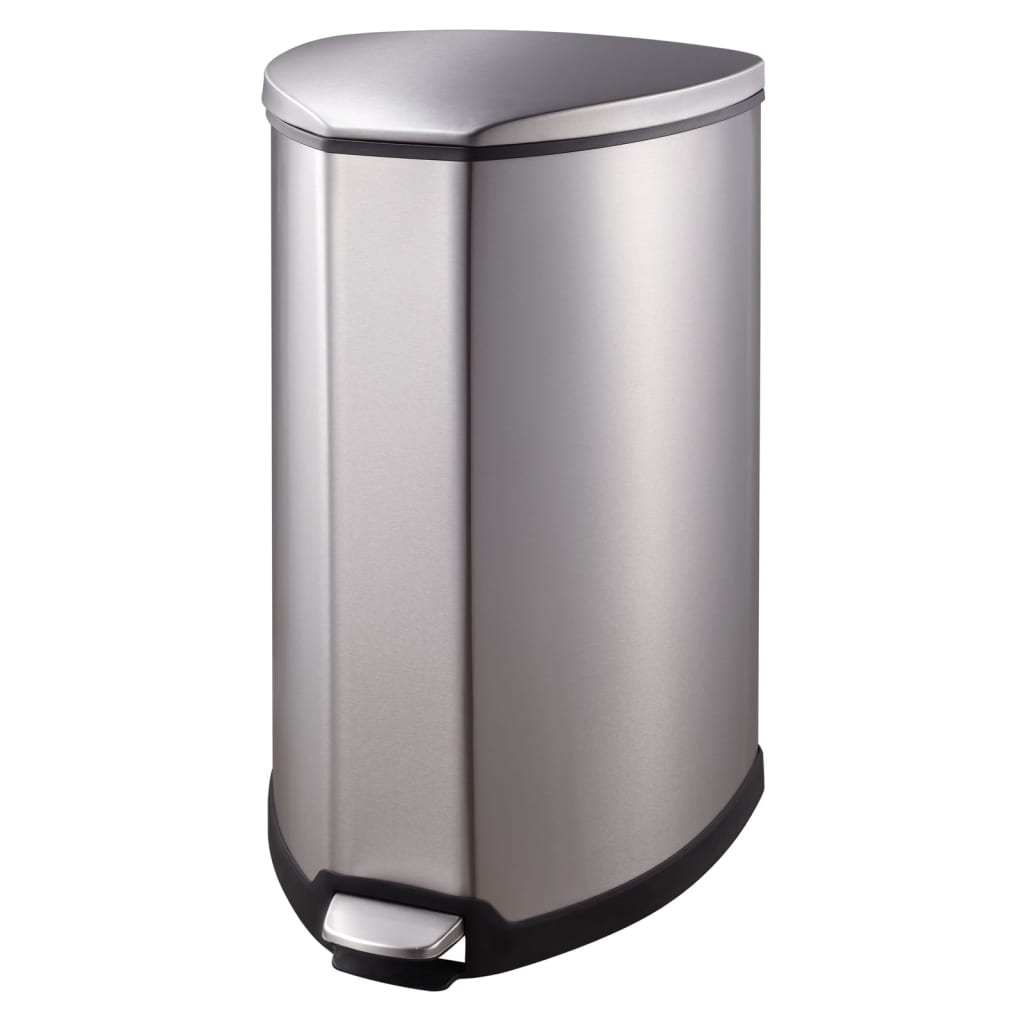 Eko pedal bin grace 35 l mat srebrno obarvano