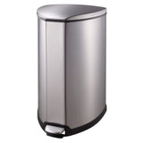 Eko pedal bin grace 35 l mat srebrno obarvano