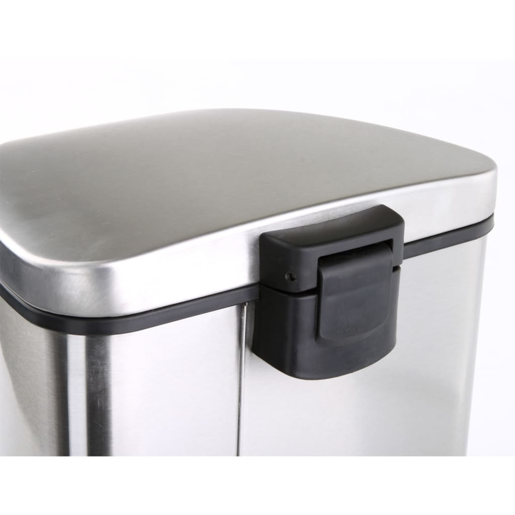 Eko pedal bin grace 35 l mat srebrno obarvano