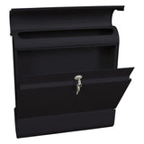 V-part letterbox Armilan Anthracite-colored