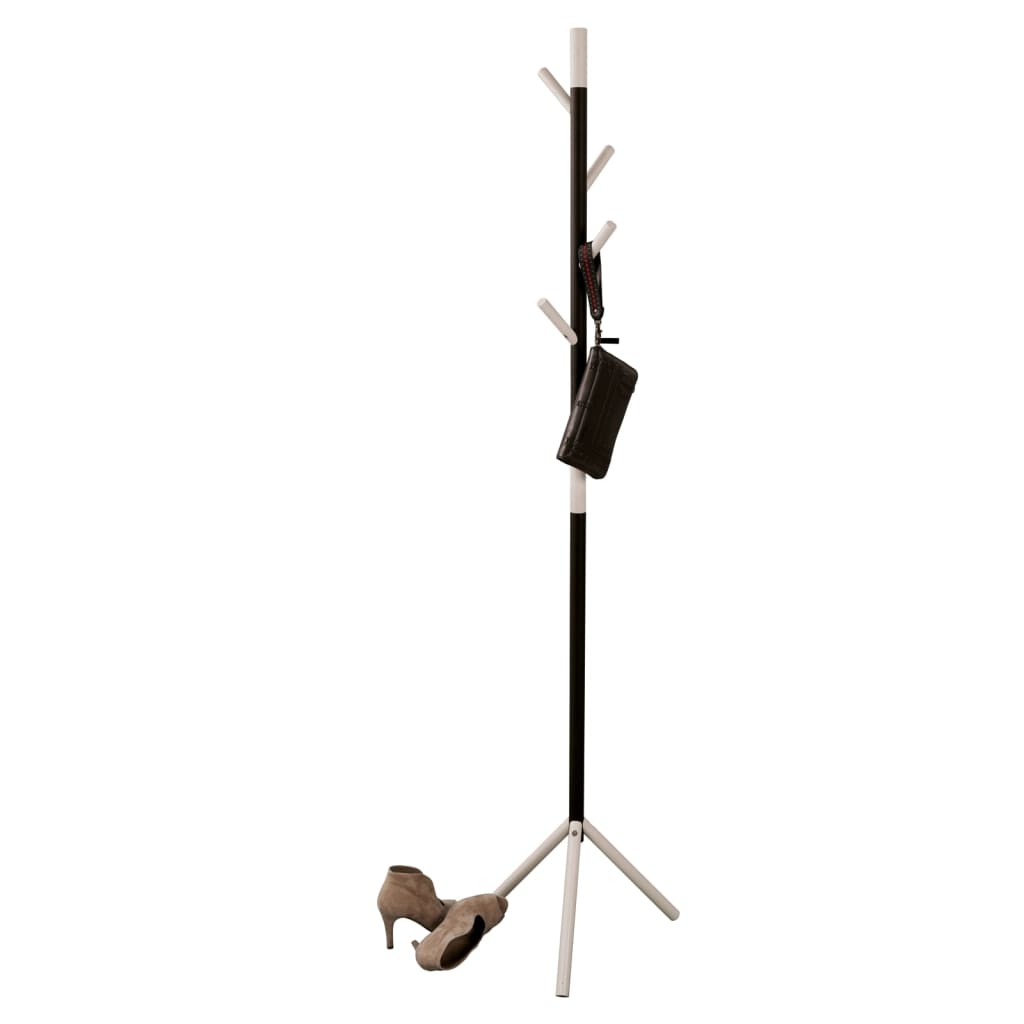 V-part Coat rack Linair standing with 4 hooks 180 cm white
