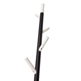 V-part Coat rack Linair standing with 4 hooks 180 cm white
