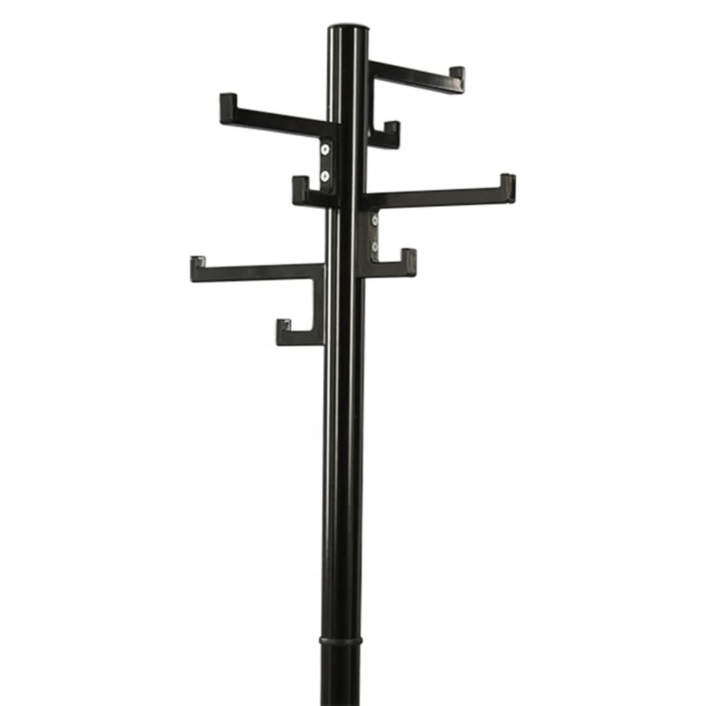 Approfilo a V-Part-Part in piedi con 8 ganci porcellana 178 cm nero