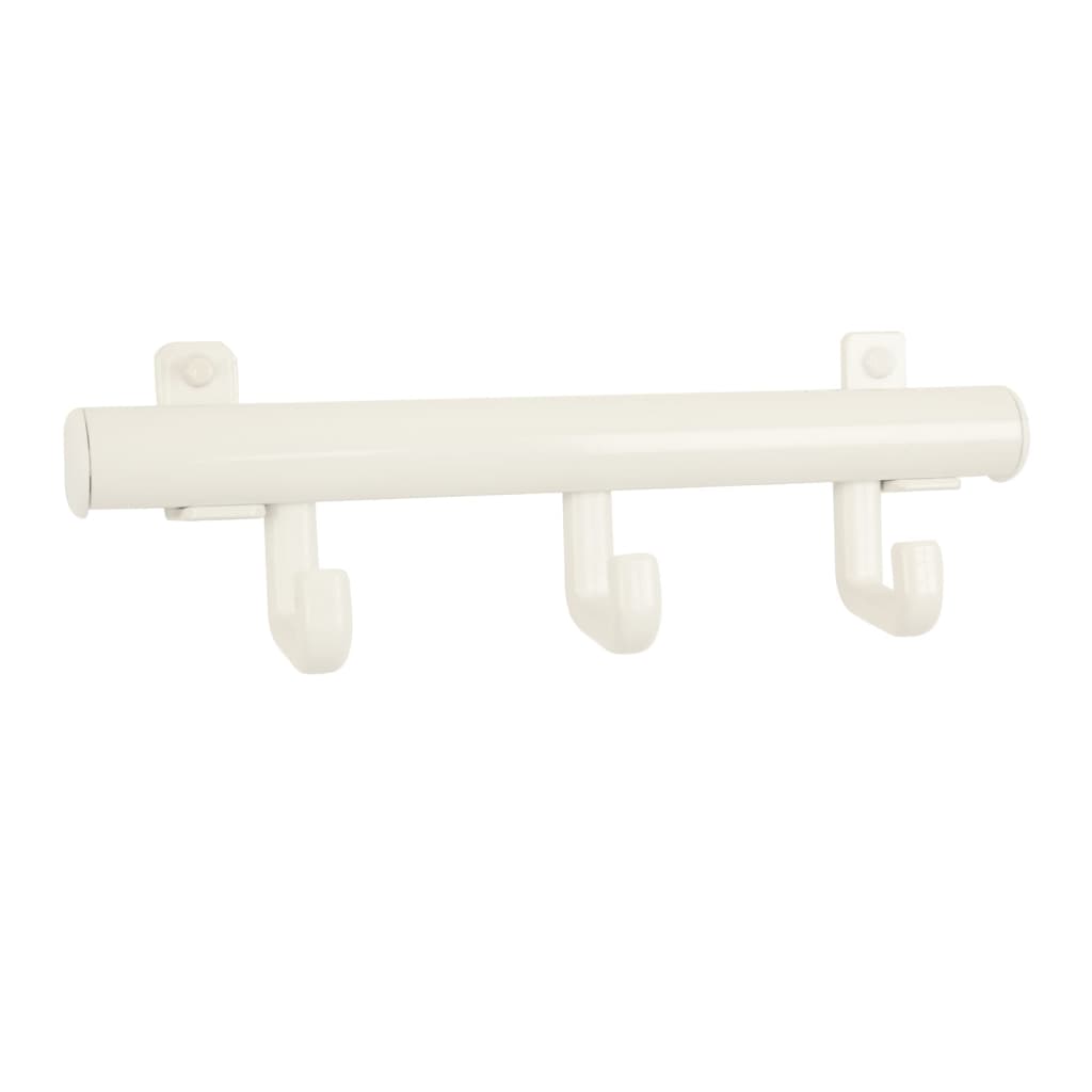 V-Part Coat rack with 3 Haken Techno 3 White