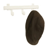 V-Part Coat rack with 3 Haken Techno 3 White