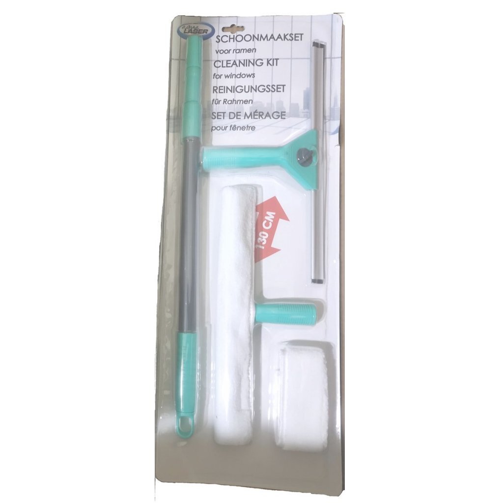 Other brands aqua laser window wiper set green gray