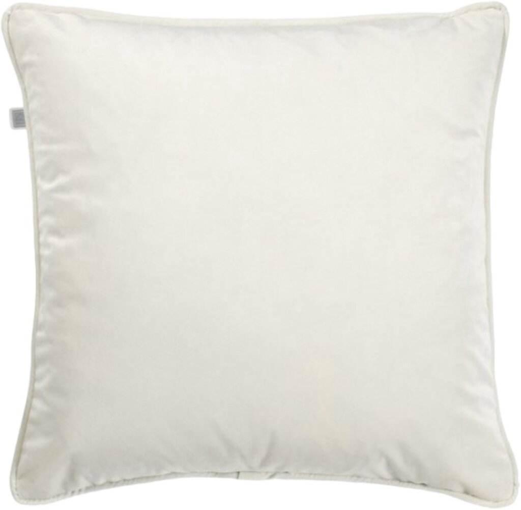 Holländsk inredning Finn Dekorativ kudde 45x45 cm Velvet vanlig färg snövit -insubrokation inre kudde