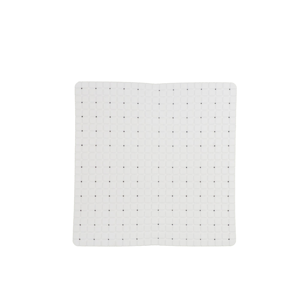Dutch house anti-slip shower mat 55x55 cm white