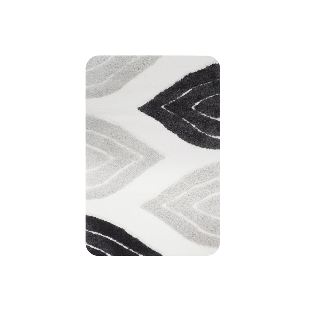 Alfombra de baño Dutch House Paris 60 x 90 cm gris