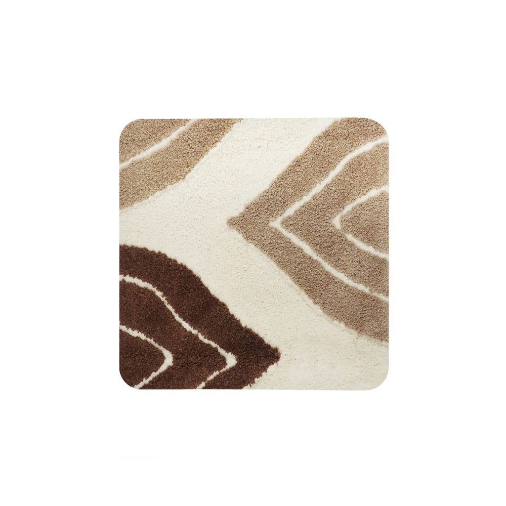 Holandský dům paris bidetová podložka 60 x 60 cm hnědá