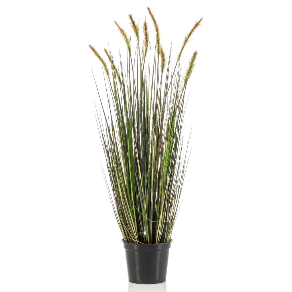 Plant artificiel émeraude en plastique Pot Fox Tail Grass Automne 90 cm